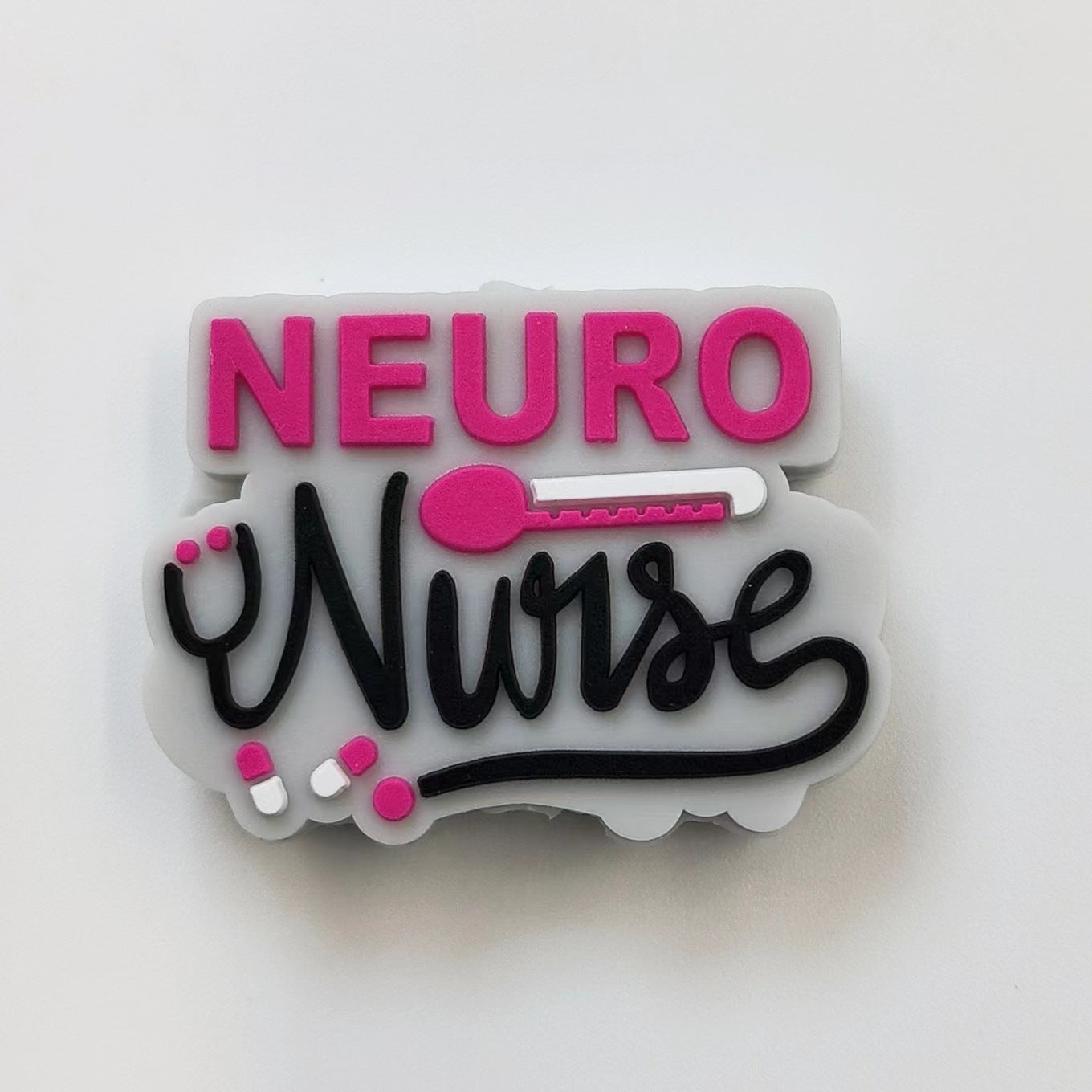 Wholesale 10PCS Doctor Letters Silicone Cartoon Beads