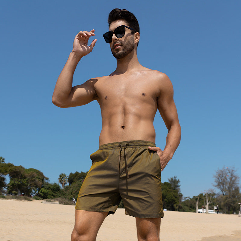 Wholesale Quick Dry Four Points Plus Size Casual Polyester Swimwear Shorts