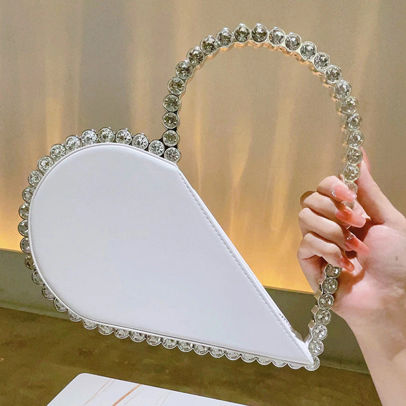 Wholesale Round Crystal Diamond Clutch Bag