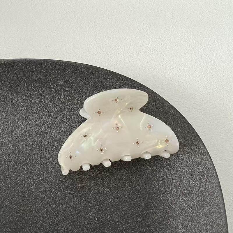 Wholesale colored diamond butterfly clip shark clip hair accessories