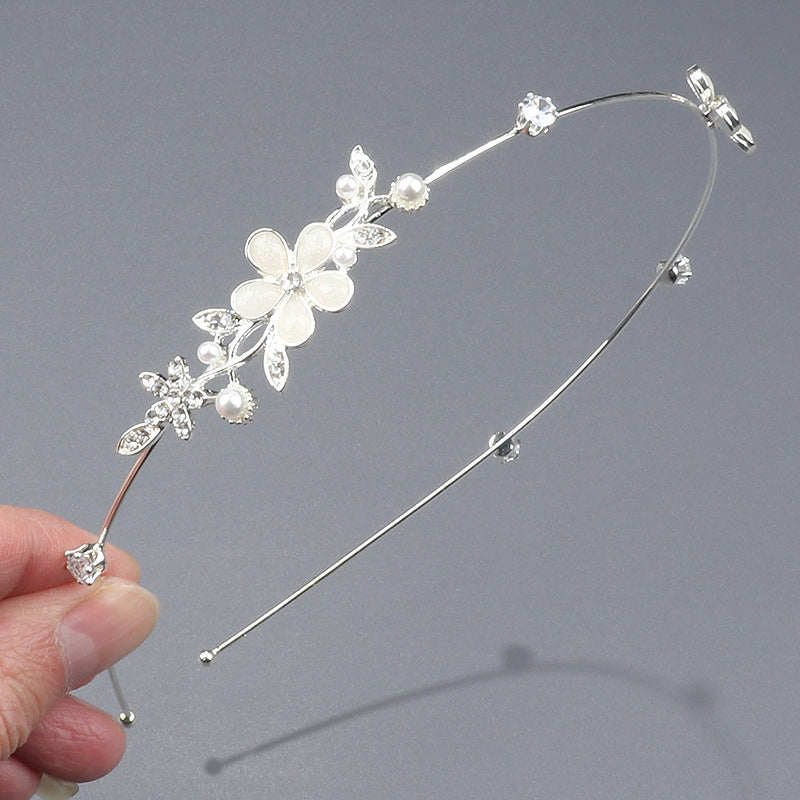 Wholesale Korean style high-end niche leaf flower headband