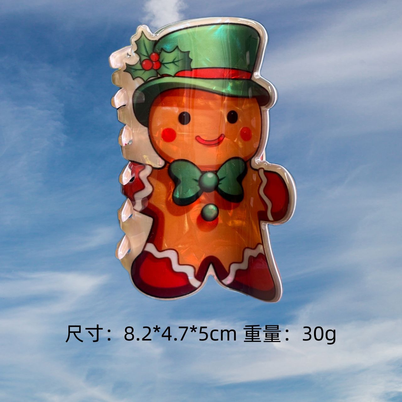 Wholesale Christmas Snowman Hair Claw Clip Snowflake Gingerbread Design Stylish Hair Accessory For Party Gift And Boutique Resale