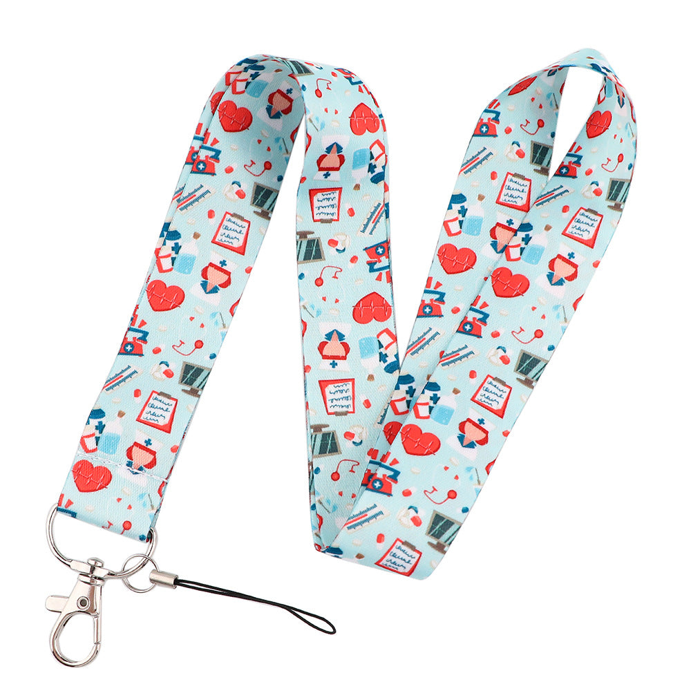 Wholesale Cartoon Doctor Series Phone Lanyard Keychains