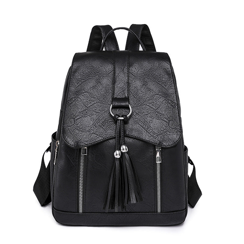 Wholesale Leather High-end Versatile Casual Backpack