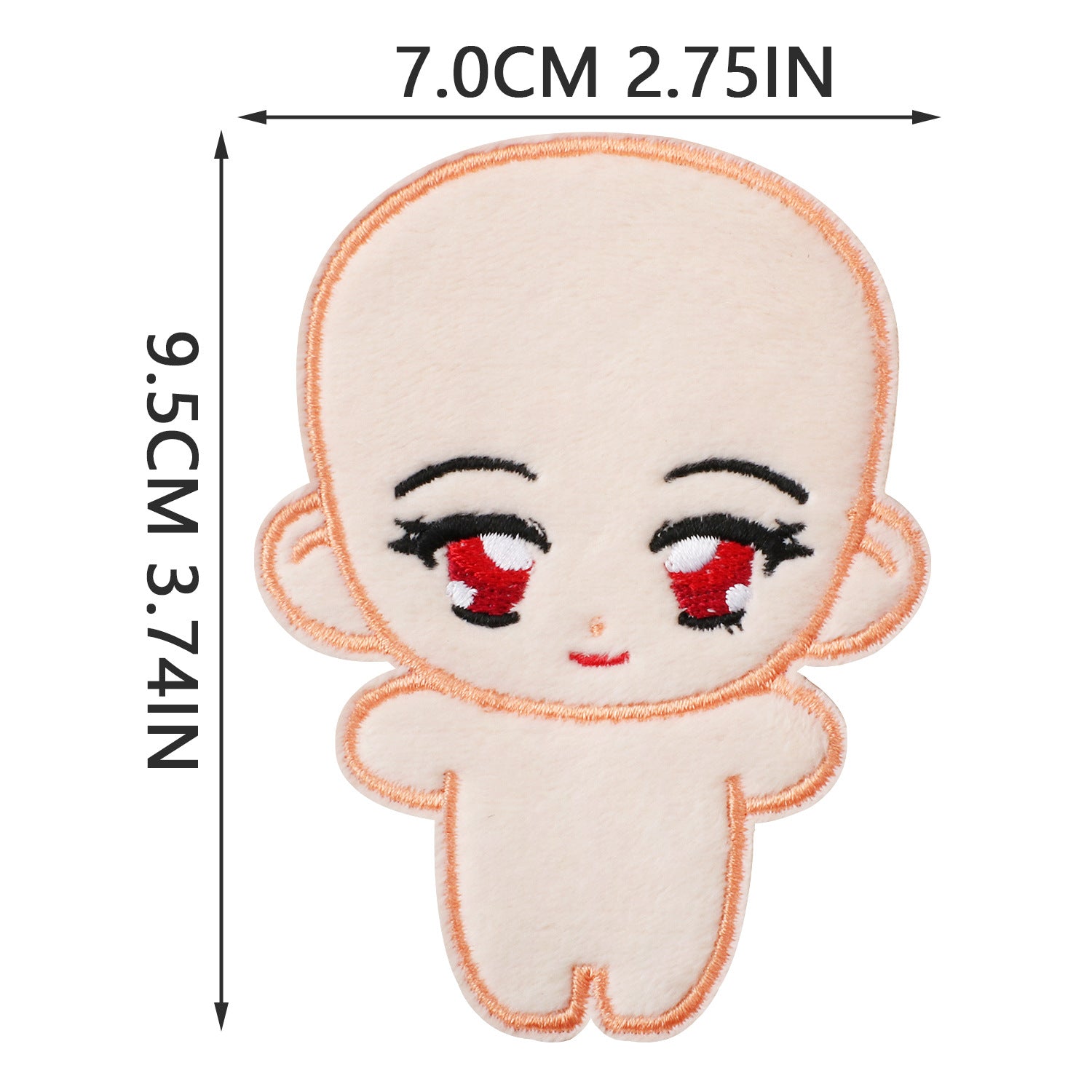 Wholesale Fashion Embroidered Iron On Patches Cozy Woven Doll Design For Jeans Canvas Bag DIY Craft Supply Bag Charm OLY Exclusive