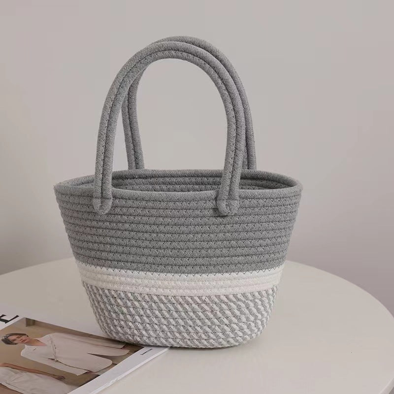 Wholesale Wedding Souvenir Portable Cotton Woven Bag
