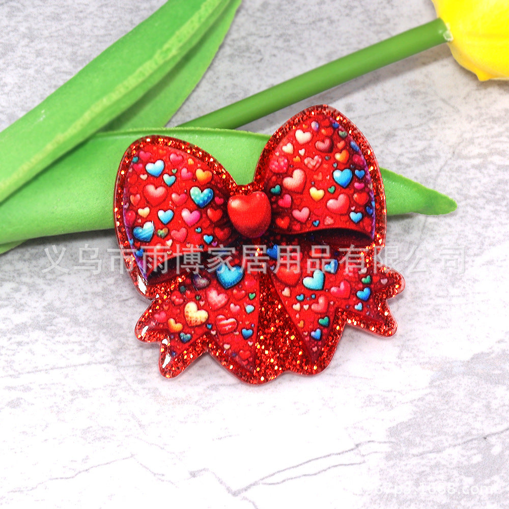 Wholesale 10pcs New loose powder butterfly bag acrylic cute things DIY patch accessories