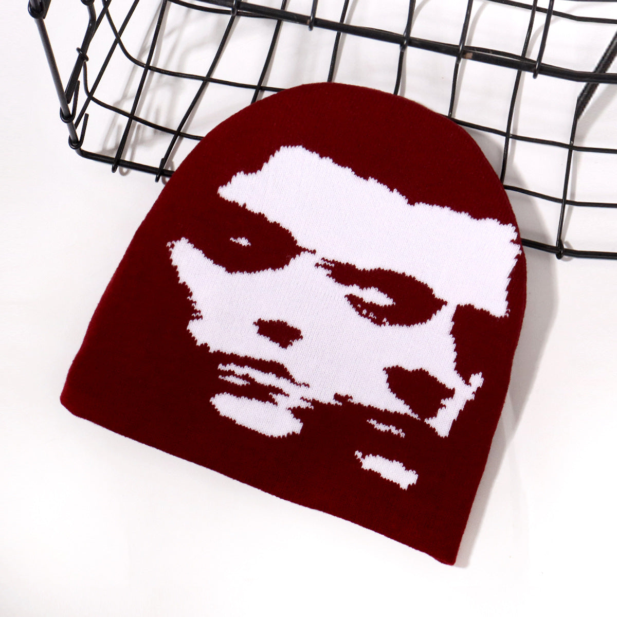 Wholesale Image Single Jacquard Knitted Hat