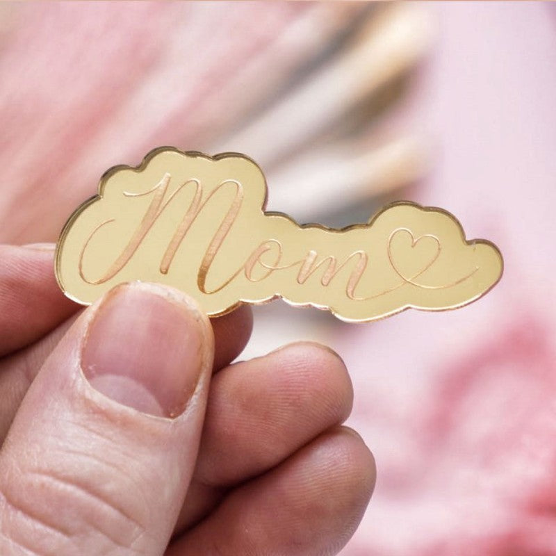 Wholesale10PCS/PACK Mother's Day Acrylic Cake Decoration