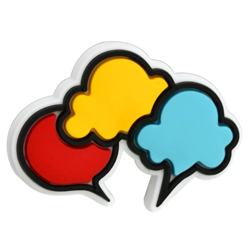 Wholesale  Random 100pcs/pack Oil painting series with string beads   Focal Beads