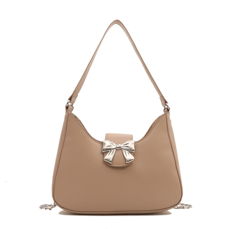 Wholesale Fashion Bow Decoration Popular Chain Crossbody Shoulder Bag