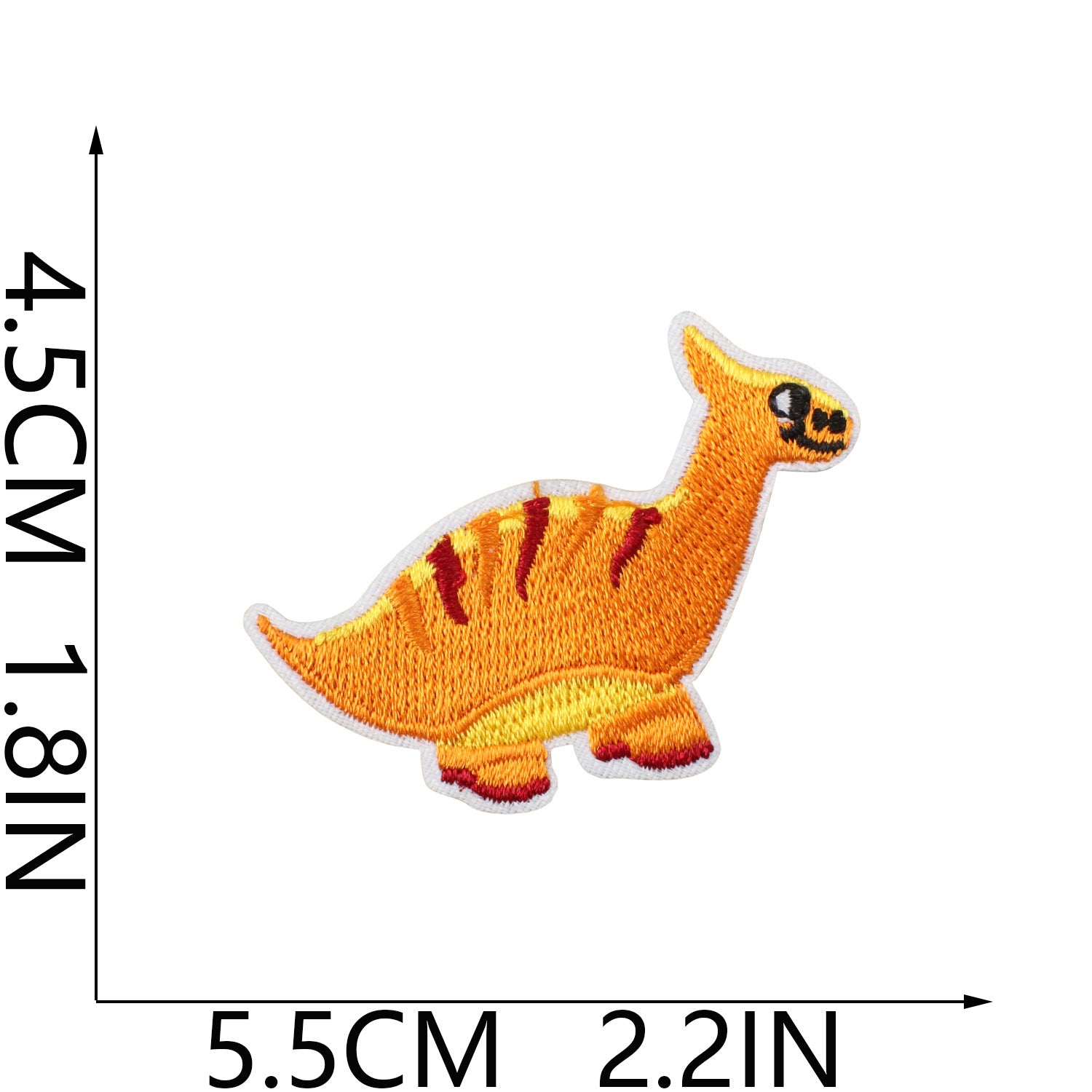 Wholesale Fashion Dinosaur Embroidered Iron On Patches For Kids Clothing Decorative Accent Gift