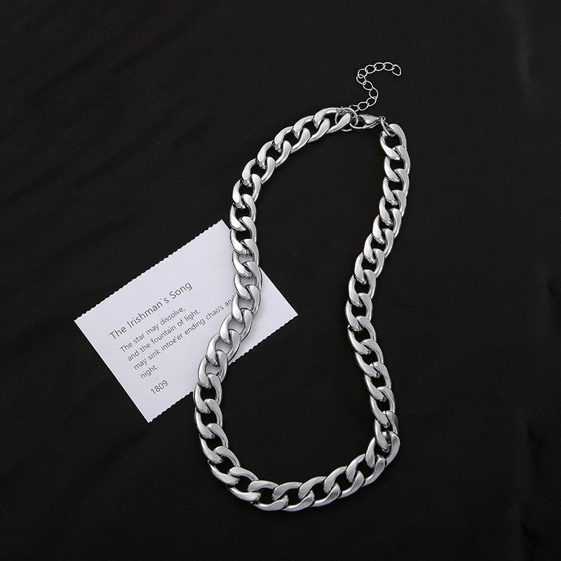 Wholesale Titanium Steel Non-fading Men's Necklace