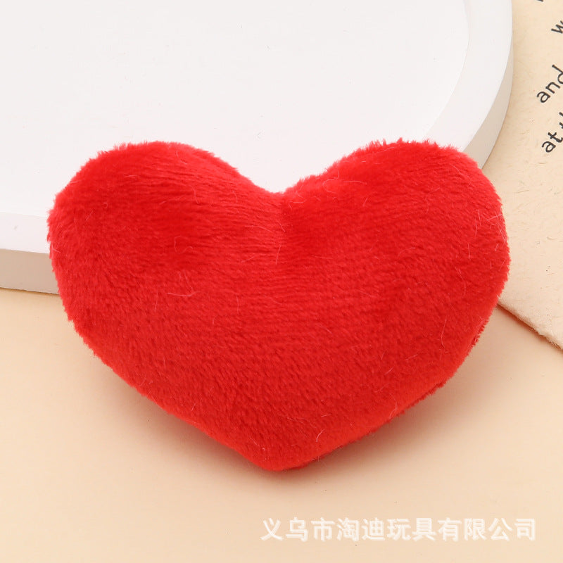 Wholesale 5pcs Plush Love Red Heart Love Children' s Hat Slippers Clothes Brooch