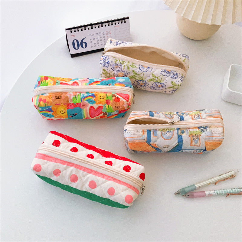Wholesale Cotton Floral Pencil Case