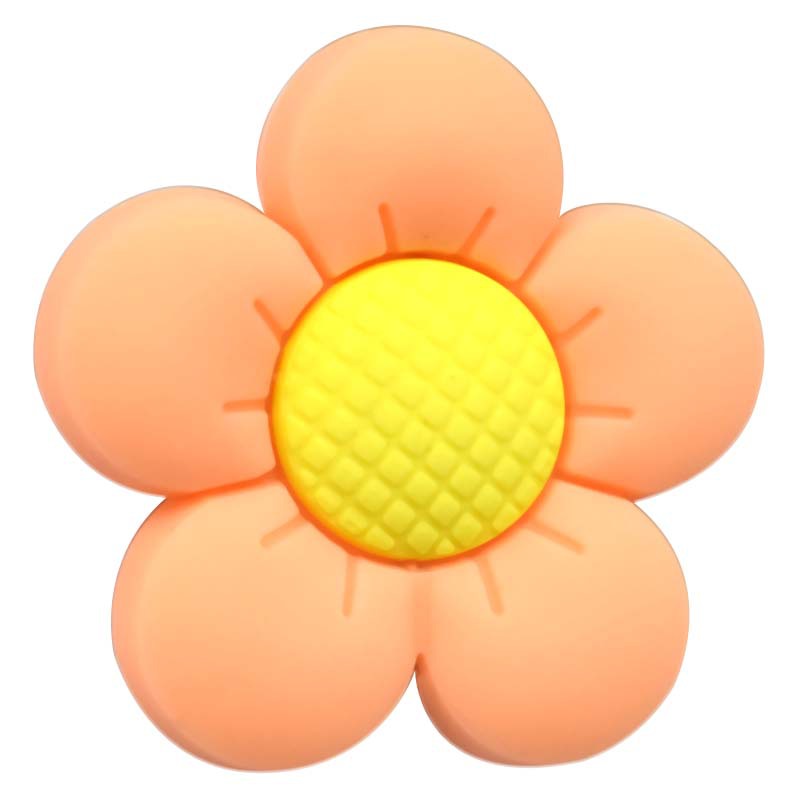 Wholesale Random 100pcs Colored Flower Shaped Focal Beads