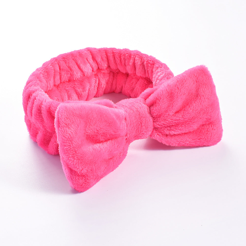 Wholesale Plush Hair Wash Headband