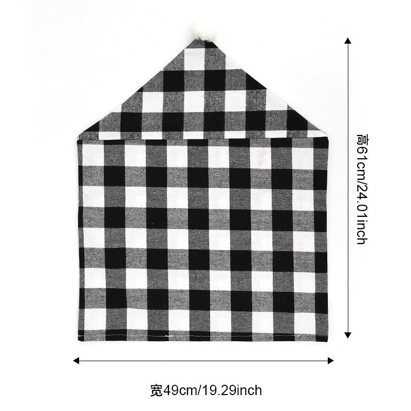 Wholesale Christmas Cartoon Forest Snowflake Chair Cover Creative