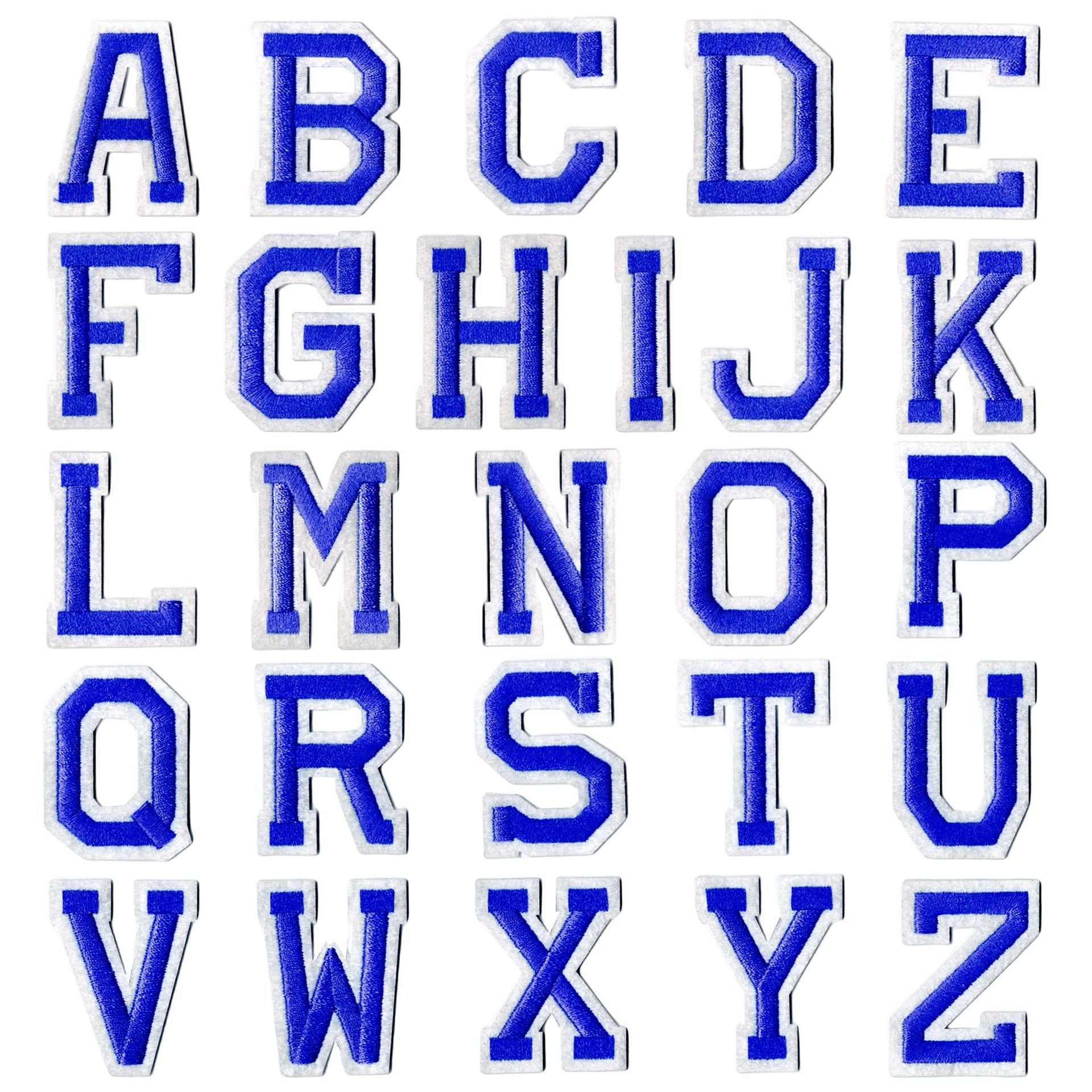 Wholesale Fabric Embroidered Alphabet Patches 26 Gold Letters Set For DIY Clothing Towel Decorative Gift