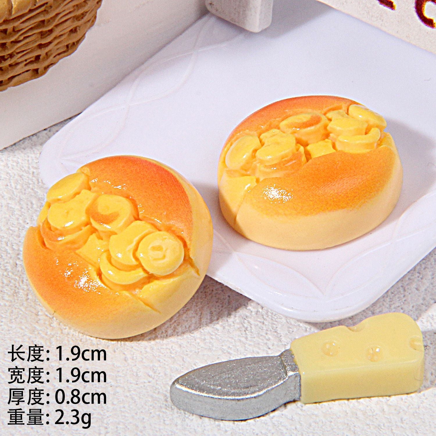 Wholesale Simulation food toy bread bakery shop ornaments No Hole