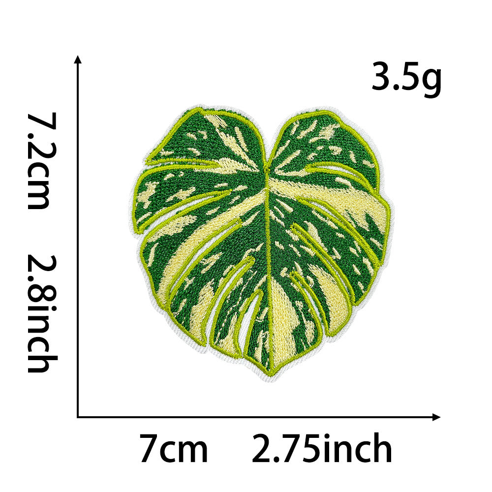 Wholesale Trendy Embroidered Plant Patches With Hot Melt Backing Cactus Sunflower Monstera Design For DIY et Decor And Boutique Craft Supply