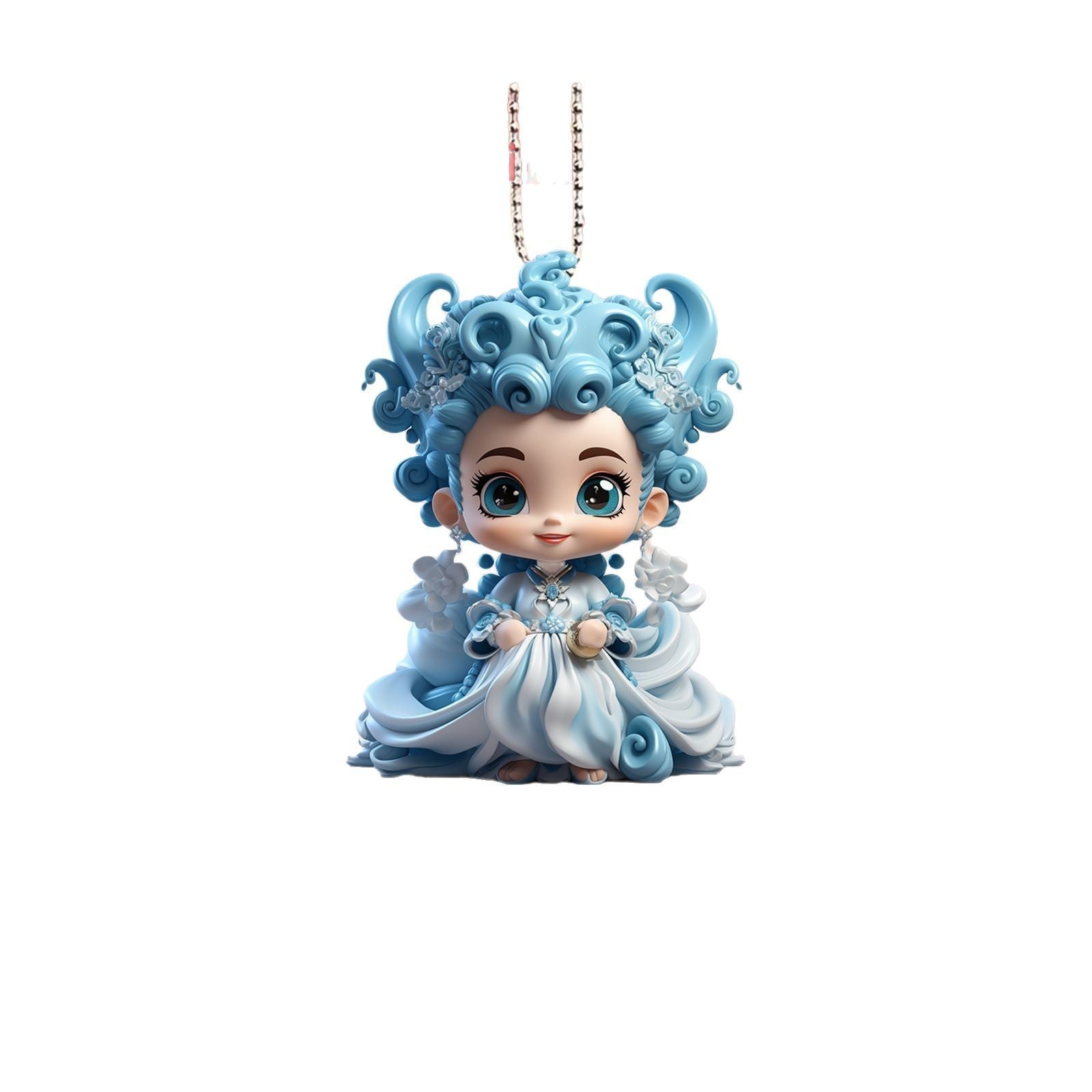 Wholesale Acrylic 2D Dragon Little Girl Pendant