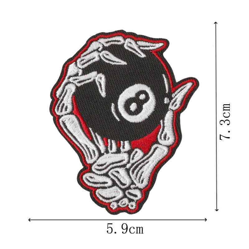 Wholesale Trendy Embroidered Fabric Patches Set Of 16 DIY Sew On Appliques For Clothing Towels Lightning Diamond Designs Everyday Accessory