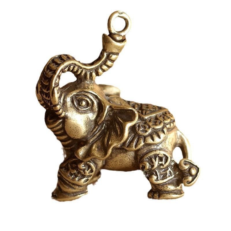 Wholesale Brass Creative Fuxiang Keychain Pendant