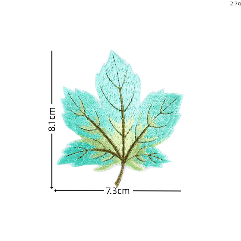 Wholesale Colorful leaves DIY Patches