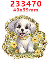 Wholesale Random 30pcs Western style leopard print letter cartoon Acrylic Flatback