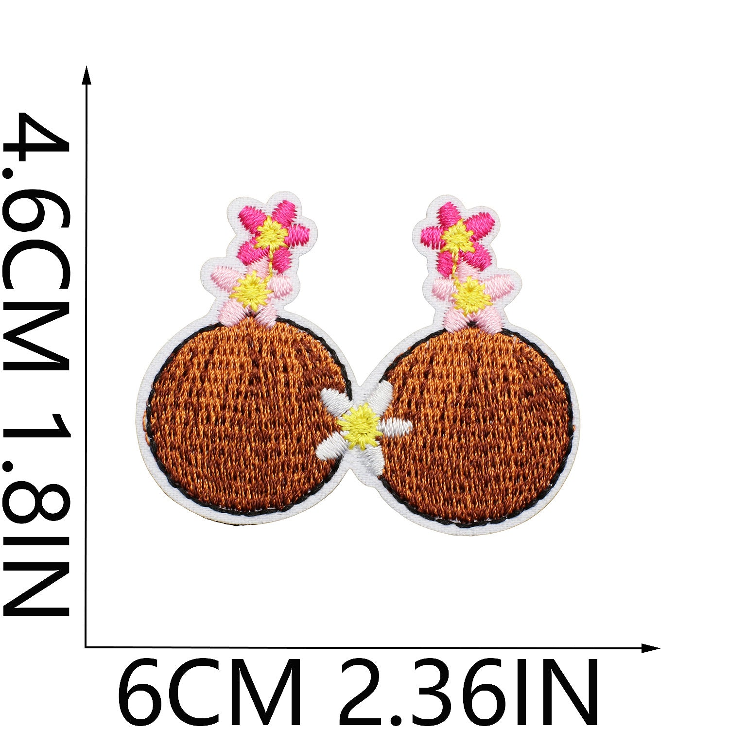 Wholesale Holiday flamingo themed embroidery DIY patches