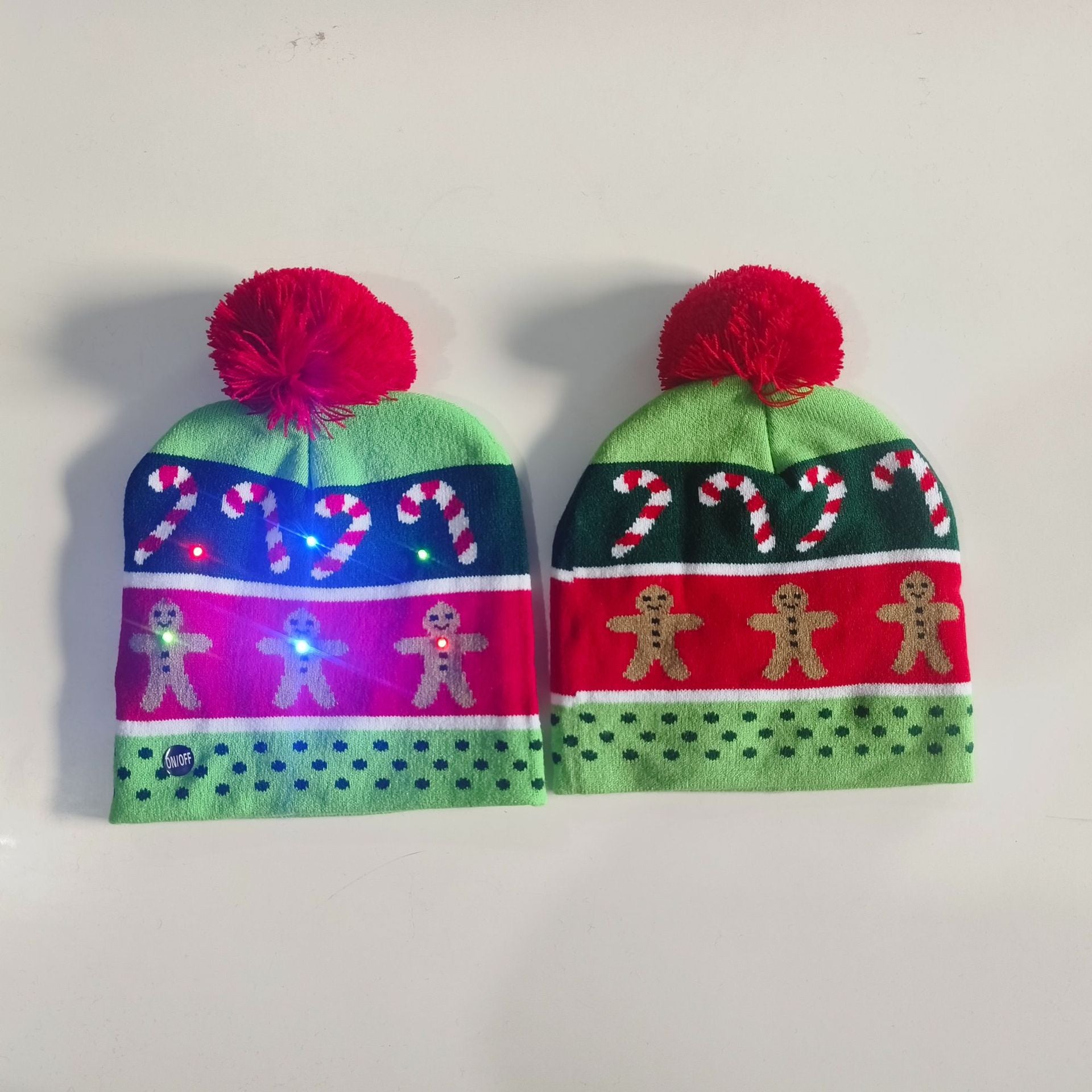 Wholesale Christmas hat  colorful woolen hat