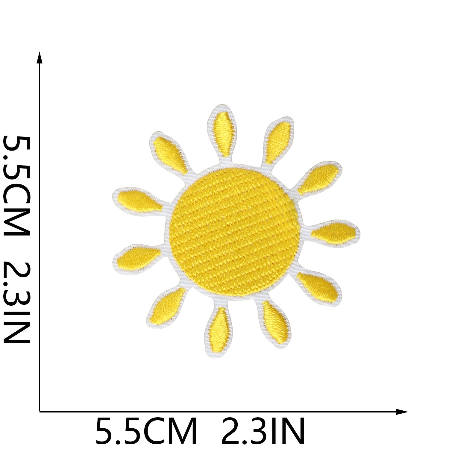 Wholesale Cute Capybara Cartoon Sun Embroidery Patch Iron On Decorative Accent For Clothing Bags DIY Gift Resale