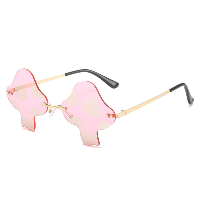 Wholesale PC Mushroom Frameless Sunglasses