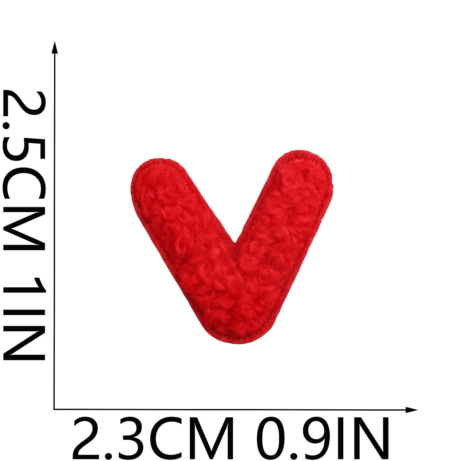 Wholesale Trendy Chenille Embroidered Alphabet Number Patches Iron On DIY Decorative Accessory For Clothing Bags Boutique Resale