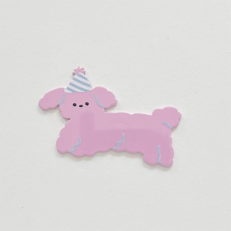 Wholesale 10pcs cute cartoon dogs and cats Acrylic Flatback