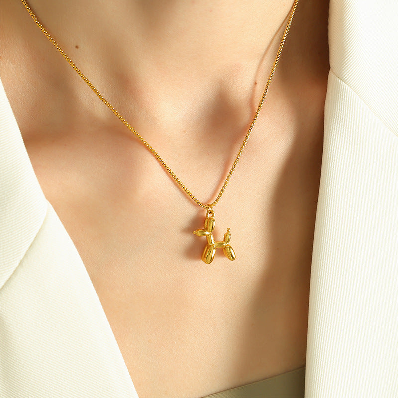 Wholesale Vintage Hip Hop Pendant Long Gold Plated Necklace