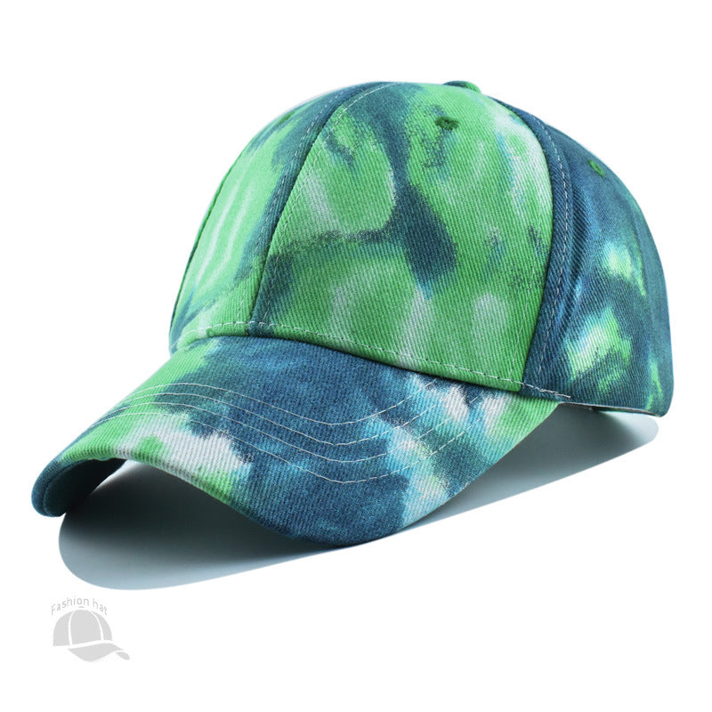 Wholesale Spring and Summer Graffiti Tie-dye Fashion Baseball Cap Visor Cap