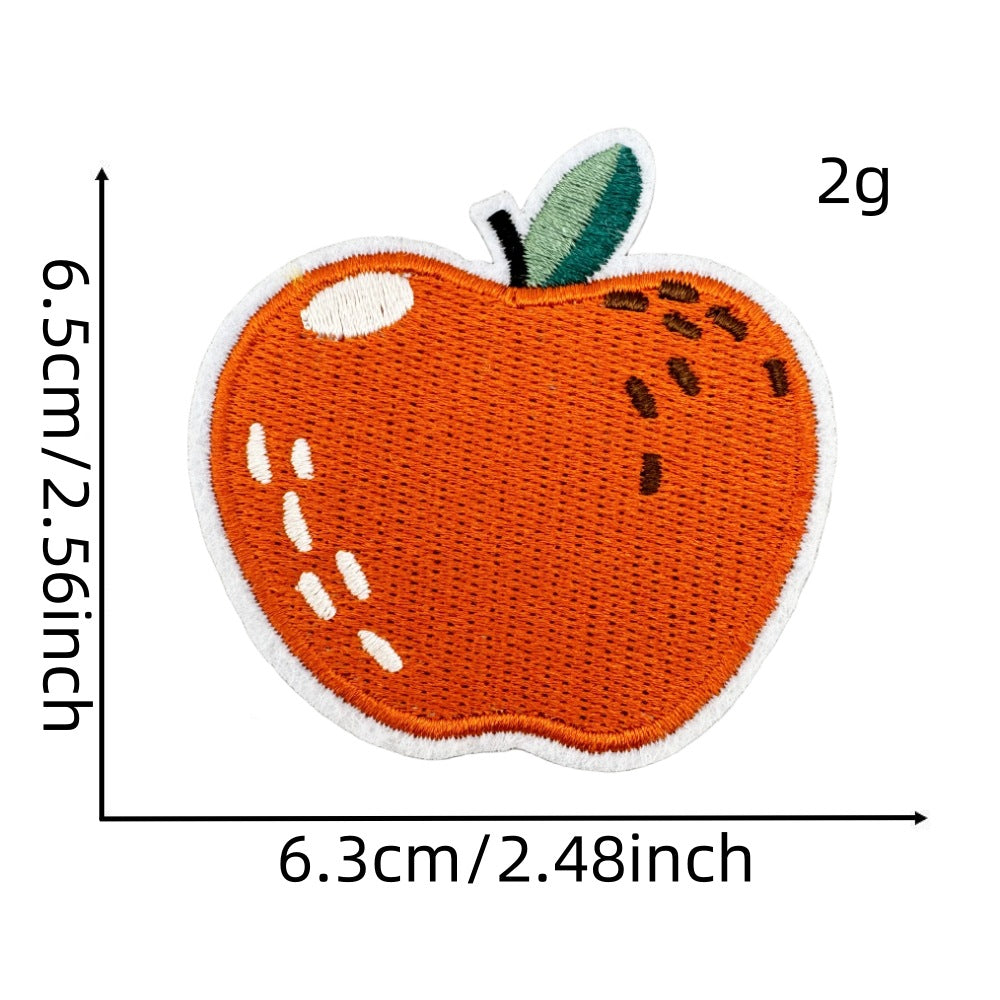 Wholesale Cartoon Autumn Harvest Embroidered Patches Pumpkin Maple Leaf Honey Pot Party Applique Decorative Craft Supply For Clothing Resale