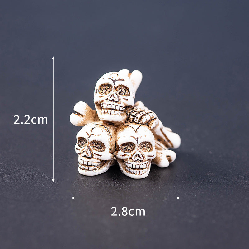 Wholesale Resin  Skull Mummy Figurine European Style Desk Ornament Everyday Use Gift Resale