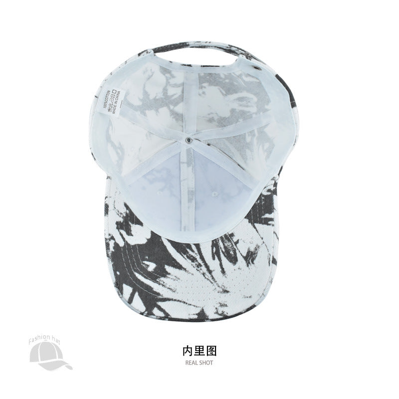 Wholesale Graffiti Tie Dyeing Fashion Personality Outdoor Leisure Travel Sunshade Baseball Hat