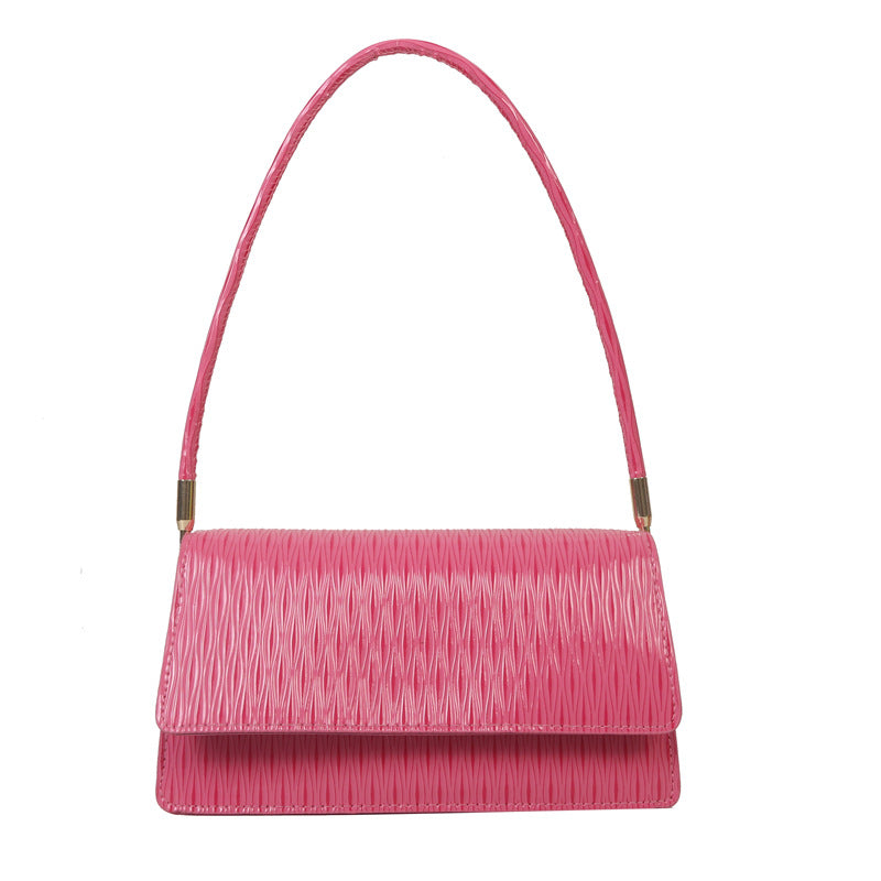 Wholesale Solid Color Casual Underarm Shoulder Bag