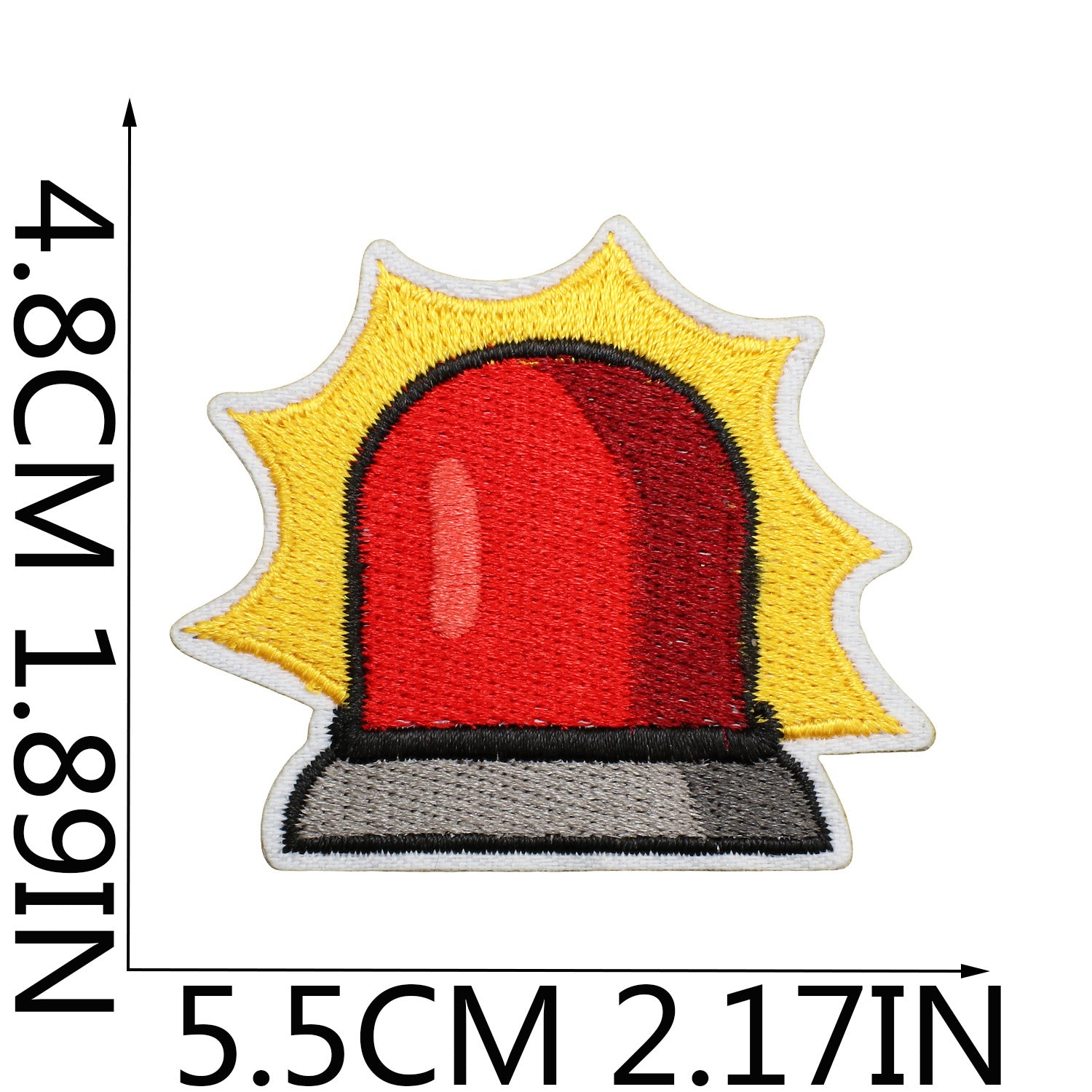 Wholesale Fire Safety Embroidered Patch Cute Fire Truck Firefighter Badge For Clothing Fashion Accessory DIY Craft Supply Boutique Gift