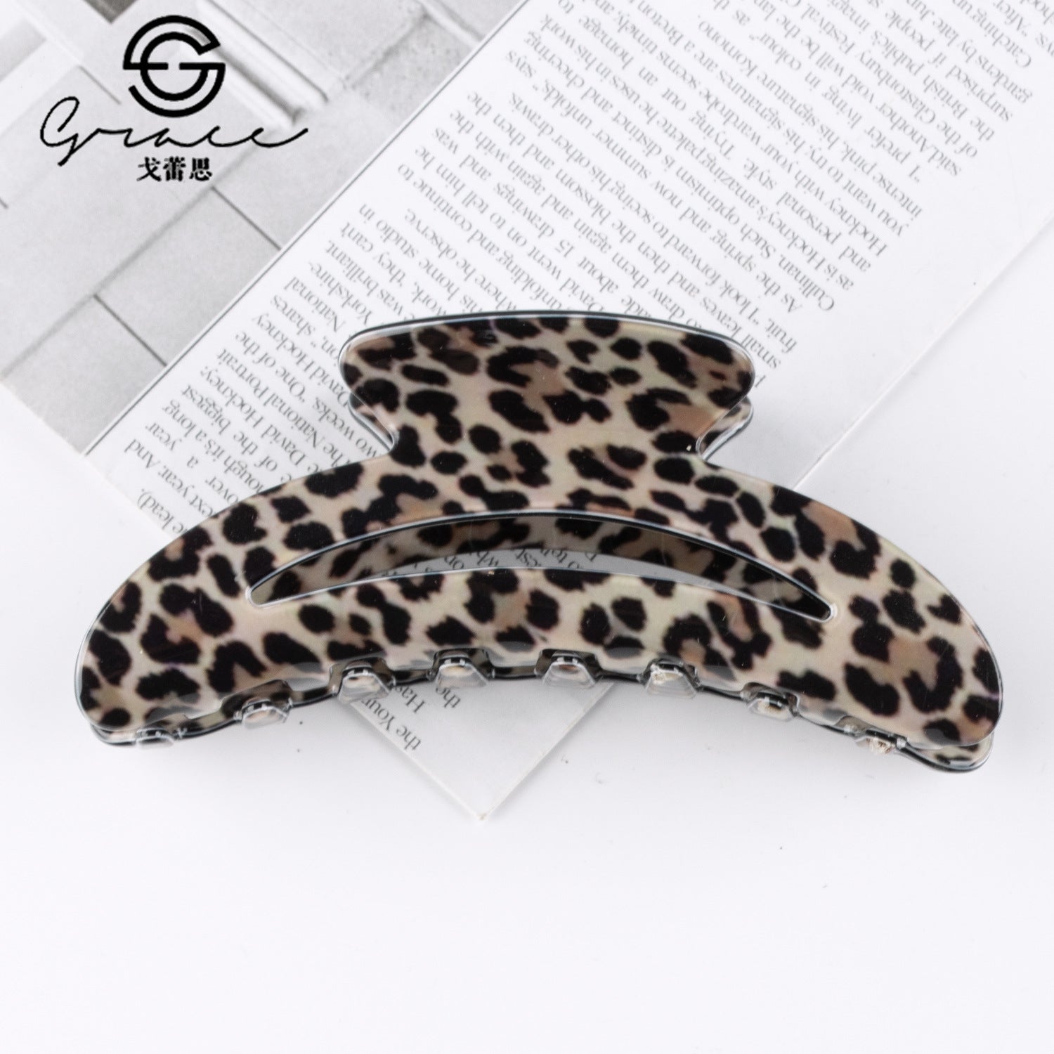 Wholesale Vintage Leopard Print Hair Clips