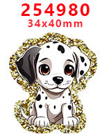 Wholesale Random 30pcs Western style leopard print letter cartoon Acrylic Flatback
