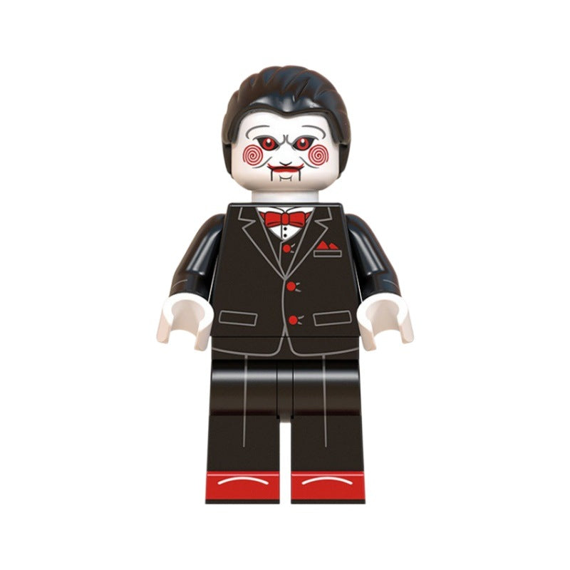 Wholesale assembly building blocks horror figure assembly children' s toys