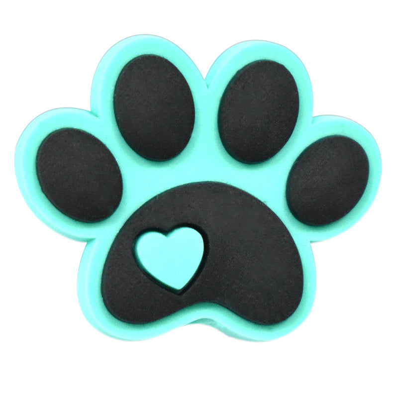 Wholesale Random 100pcs Dog Paw Series Creative Ballpoint Pen Bead Focal Beads