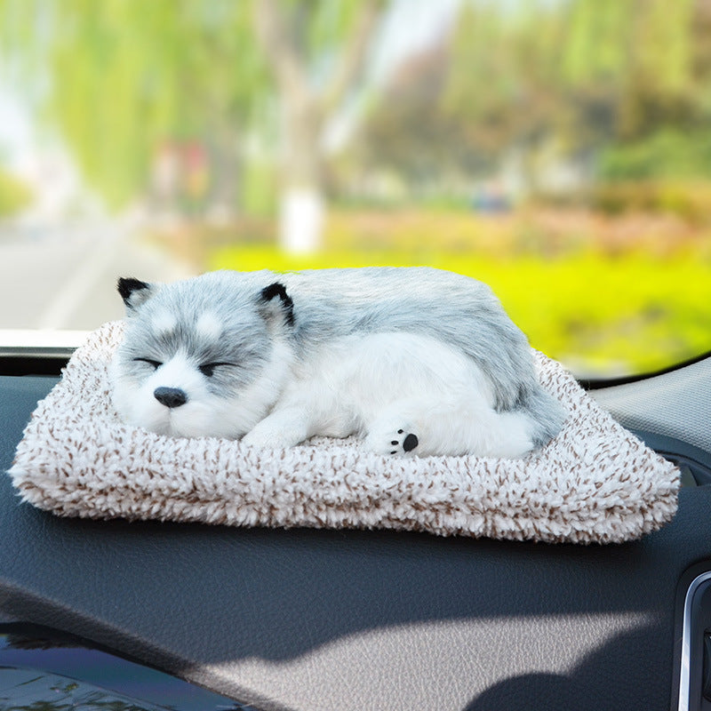 Wholesale Simulation Dog Cartoon Animal Car Interior Plastic Accessories