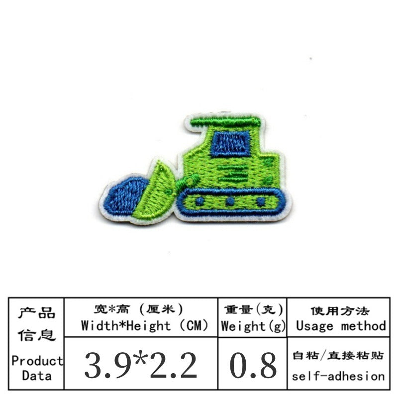 Wholesale Colorful cartoon car DIY Patches