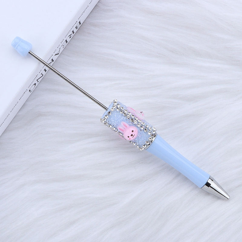 Wholesale DIY White Rabbit Sugar Bead Pen